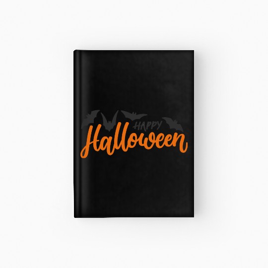 Spooky Scary Night with the Halloween Hardcover Journal