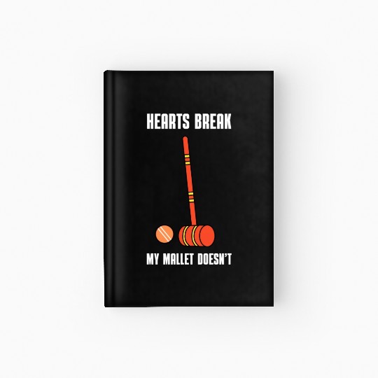 Lawn Game - Golf Croquet Player Hardcover Journal