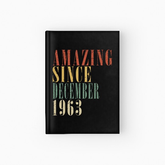 December 1963 Anniversary December 1963 December Hardcover Journal