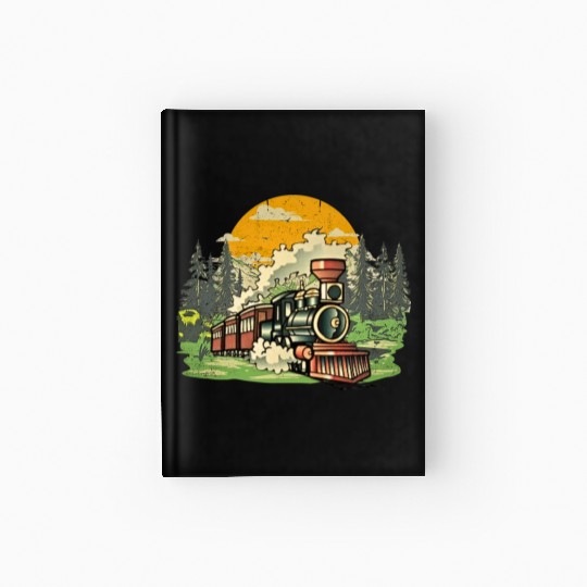 Christmas North Pole Polar Express All Abroad Xmas Hardcover Journal