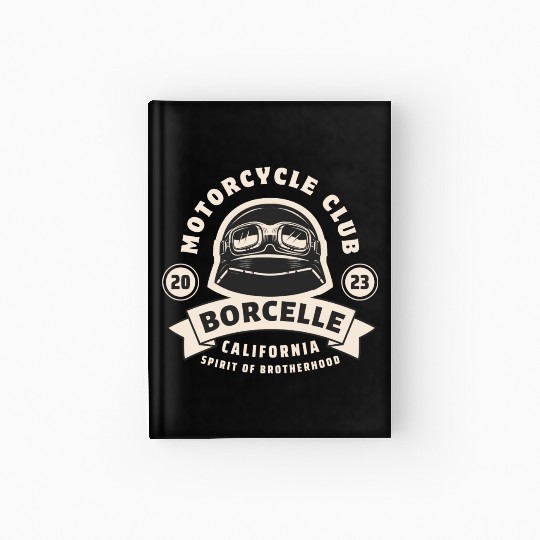 Motorcycle Club Spirit of Brotherhood Hardcover Journal