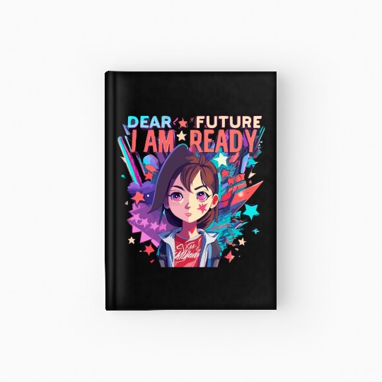 Nye Dear Future I Am Ready Cheers To A New Year Hardcover Journal