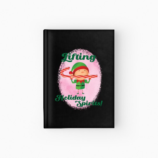 Muscle Elf -Christmas Spirit Workout Hardcover Journal