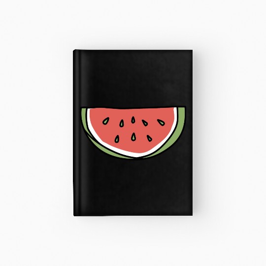 Fresh Slice Watermelon Lover Hardcover Journal