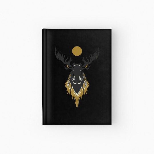 Moose Design Hardcover Journal
