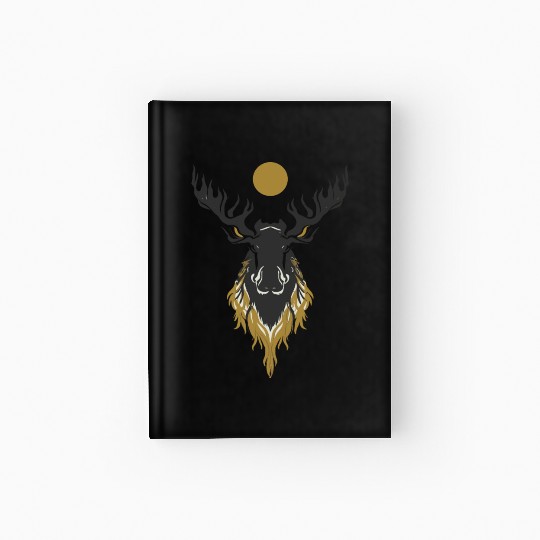 Moose Design Hardcover Journal