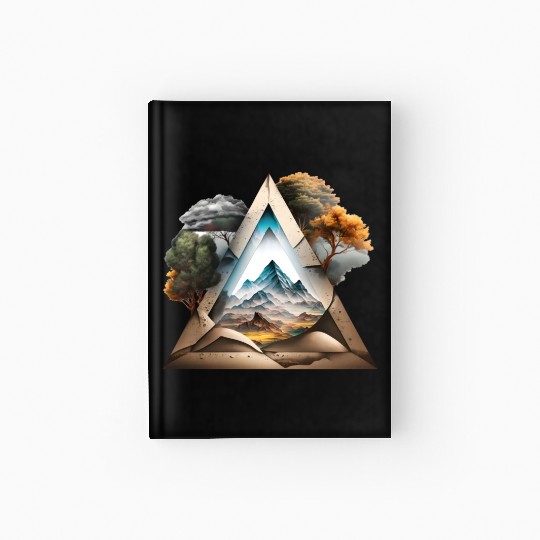 Landscapes montage Hardcover Journal