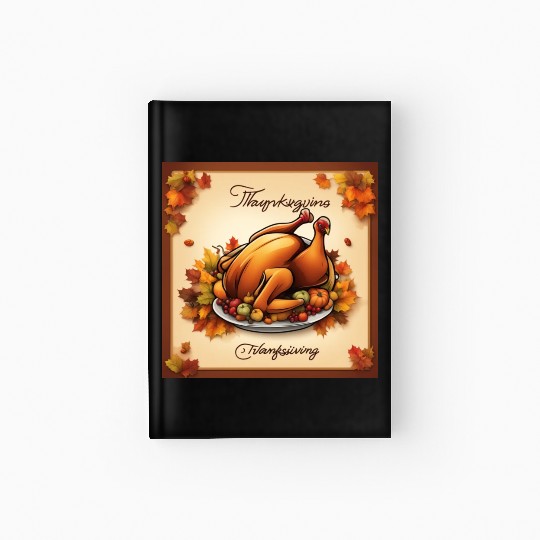 happy thanksgiving Hardcover Journal