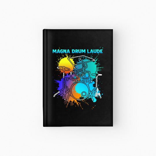 Drum Drummer Drums Drumset Hardcover Journal