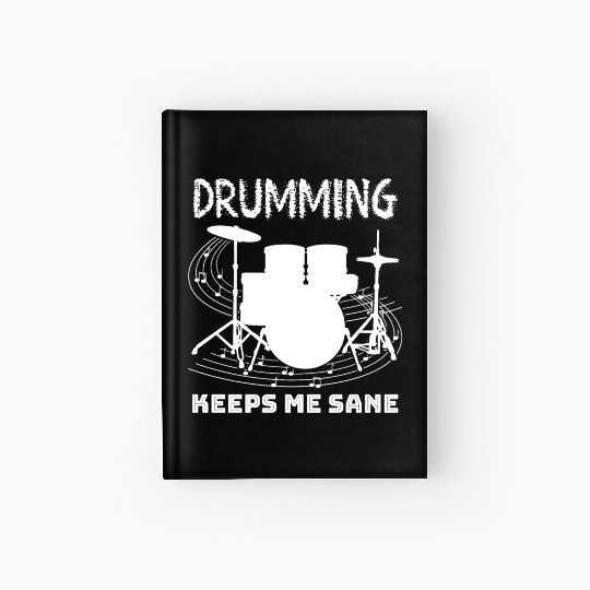 Drummer Drum Drumset Drumsticks Drums Hardcover Journal