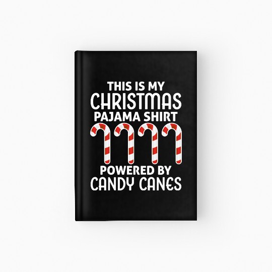 This is My Christmas Pajama Hardcover Journal Candy Canes