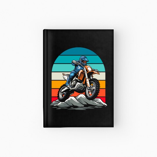 Dirt Bike Mx Motocross Supermoto Hardcover Journal