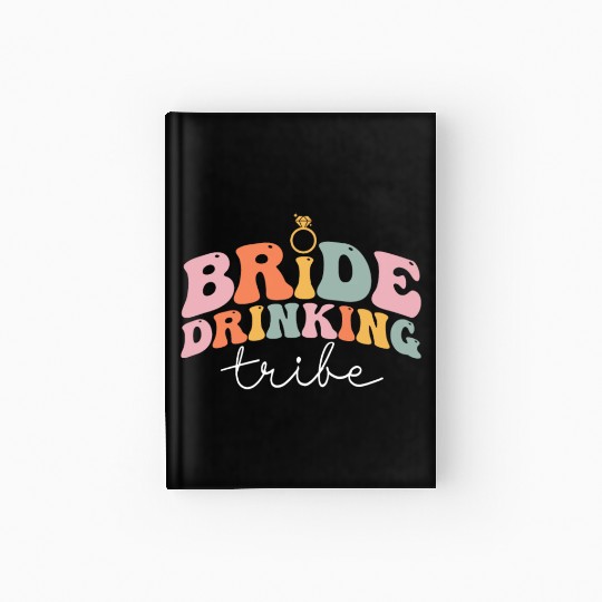 Groovy Bridal Party Bachelorette Party Hardcover Journal
