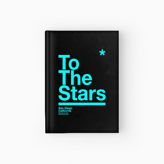 To The Stars Light Blue Hardcover Journal