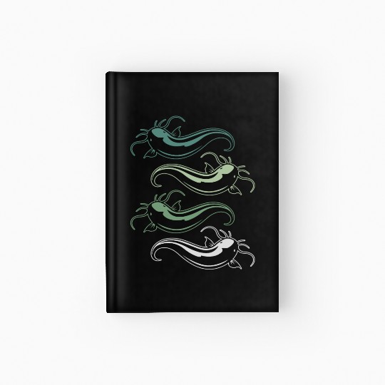 Catfish Catfishing Angler Noodler Fisherman Mirror Hardcover Journal