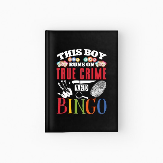 This Boy Runs On True Crime And Hardcover Journal