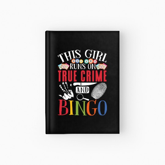 This Girl Runs On True Crime And Hardcover Journal