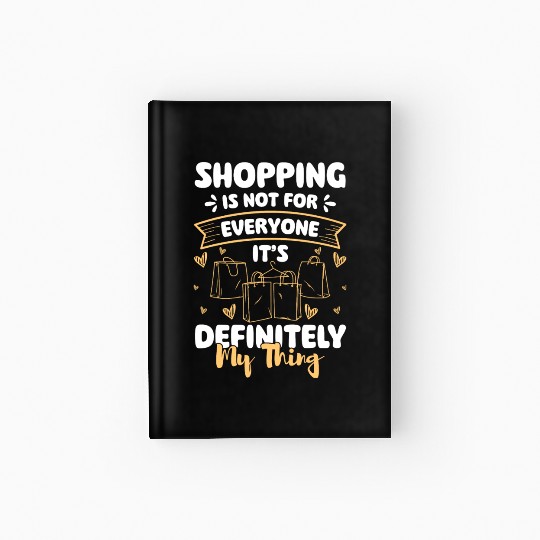 Shopping Shopaholic Fashion Hardcover Journal