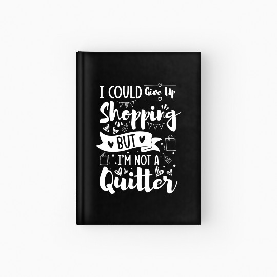 Shopping Queen Fashion Queen Shoes Hardcover Journal