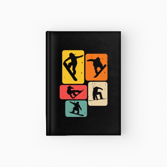 Snowboarding Gift For Snowboarders Hardcover Journal