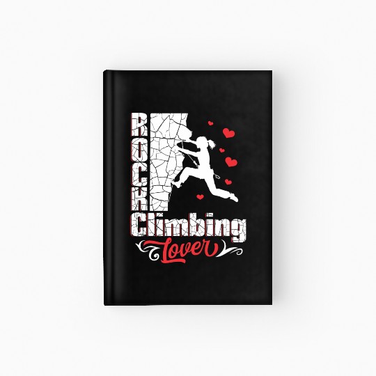 Rock Climbing Lover Hardcover Journal