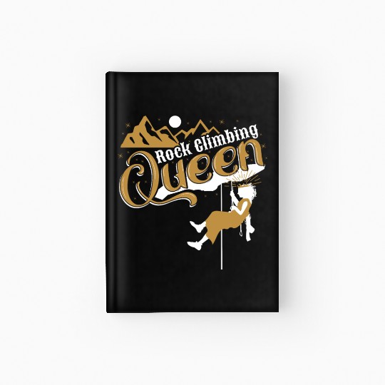 Rock Climbing Queen Hardcover Journal