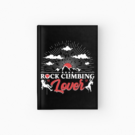Rock Climbing Lover Hardcover Journal