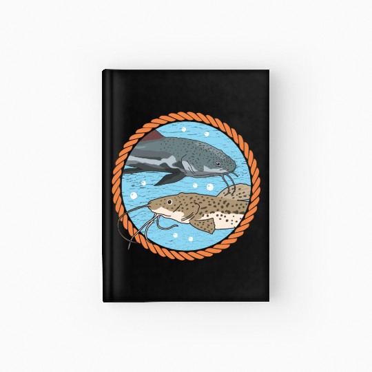 Catfish Fisherman Catfishing Catfishes Hardcover Journal