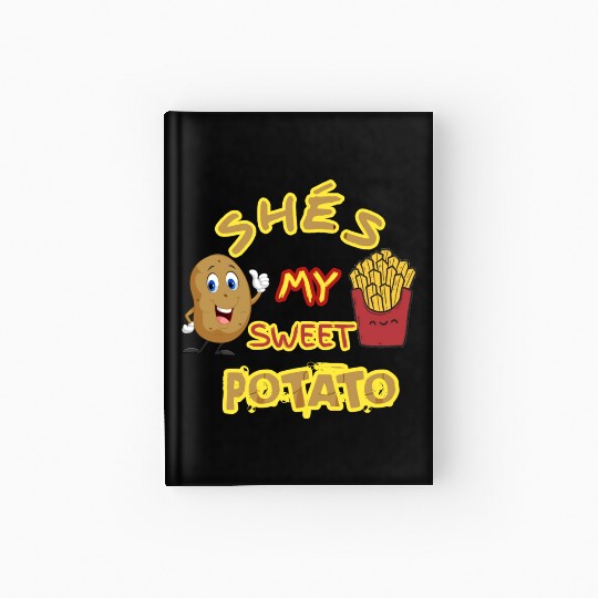 shés my sweet potato Hardcover Journal