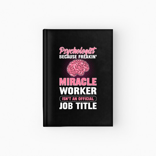 Psychologist Official Job Title Psychology Psych Hardcover Journal