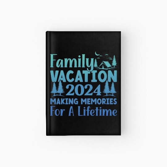 Summer Family Vacation Making Memories Hardcover Journal