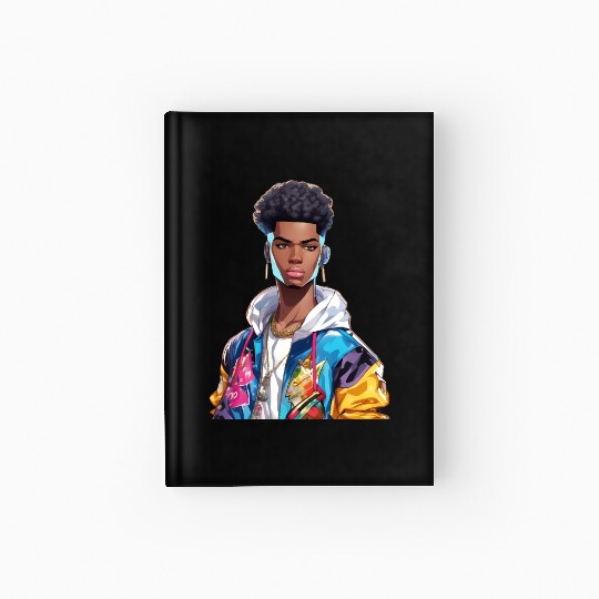Afro Hip Hop Hardcover Journal