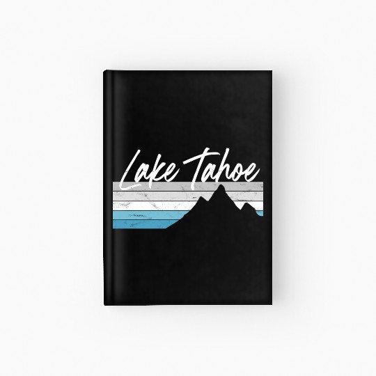 Lake Tahoe Nevada California Mountain Skiing Py Hardcover Journal