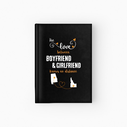 Love Between BF And GF Albm To Idaho Gift Hardcover Journal