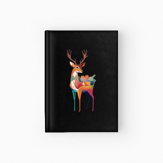 Deer Animal in Pocket Hardcover Journal
