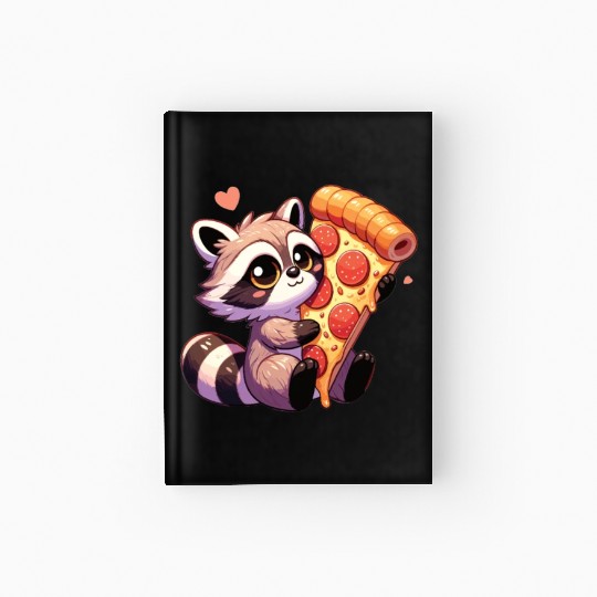 Raccoons Pizza Lovers Raccoon Loves Pizza Hardcover Journal