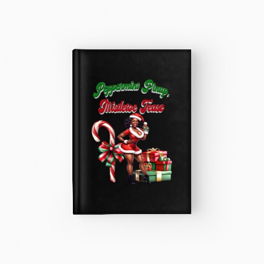 Peppermint Pinup, Mistletoe Tease Hardcover Journal