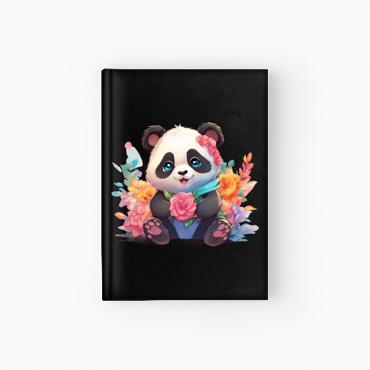 Bamboo Bliss Baby Panda Hardcover Journal