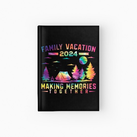 Summer Family Vacation Making Memories Hardcover Journal