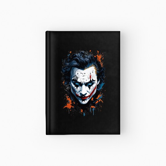 Chaos in Colors: Vibrant Joker Face Hardcover Journal