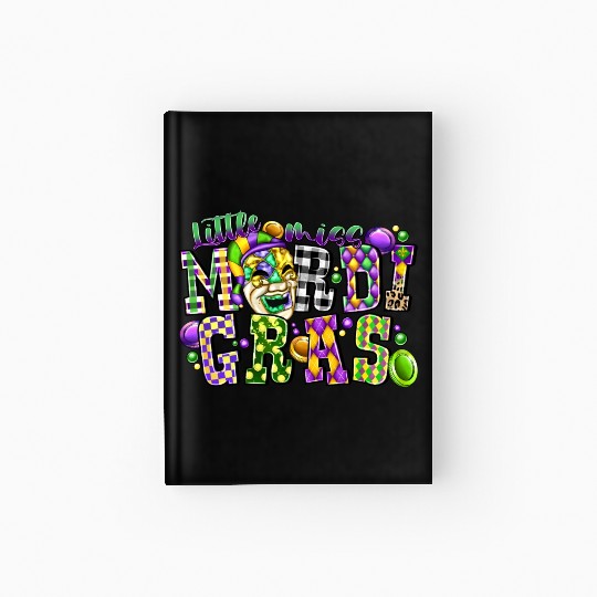 Little Miss Mardi Gras Hardcover Journal