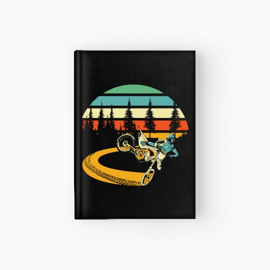 Dirt Bike Mx Motocross Supermoto Hardcover Journal