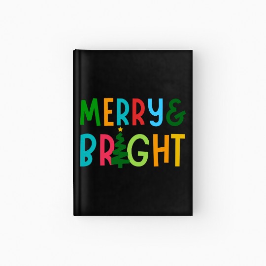 Merry and Bright Hardcover Journal