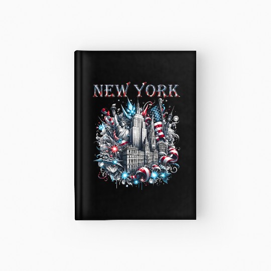 New York Christmas Spirit Hardcover Journal