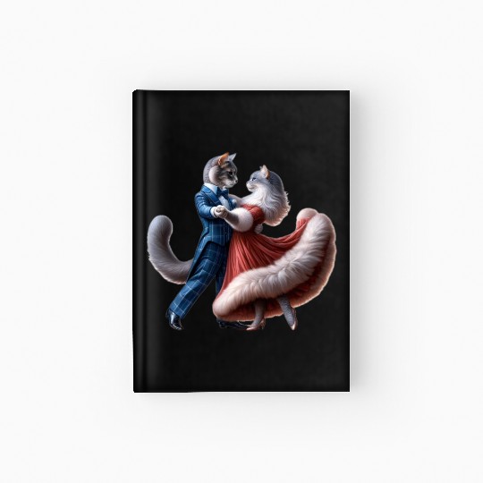 Twilight Dance of Cats Hardcover Journal