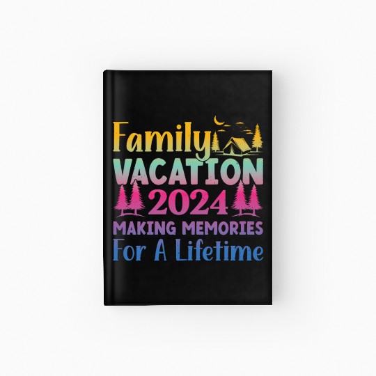 Summer Family Vacation Making Memories Hardcover Journal