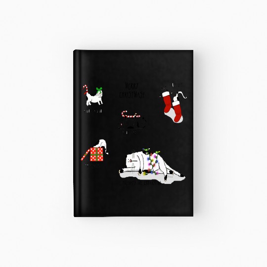 Holidays are Exhausting. Merry Christmas! Hardcover Journal