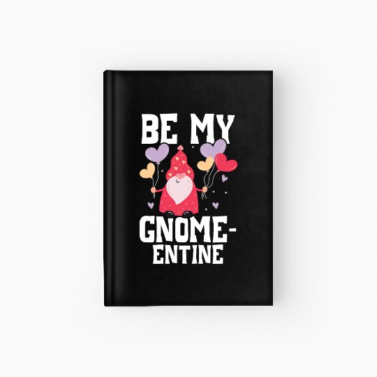 Gnome Valentines Day Gardening Garden Gnome Lover Hardcover Journal