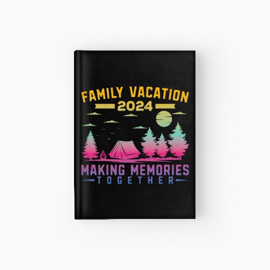 Summer Family Vacation Making Memories Hardcover Journal
