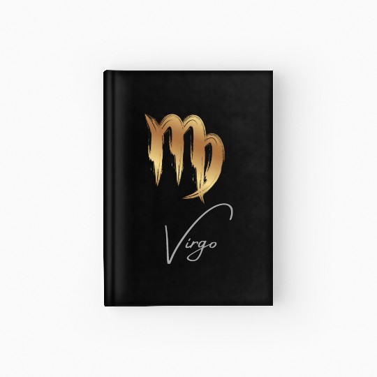 Virgo zodiac sign Hardcover Journal
